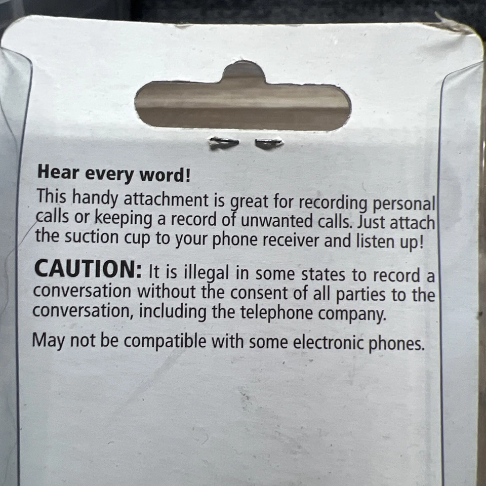 RadioShack Removable Telephone Pickup for Landline Phones Radio Shack 44-533 NEW - Image 3 of 4