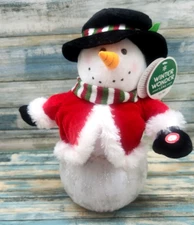 Winter Wonder Lane 14" Christmas Snowman Tabletop Light and Sounds  NWT-VIDEO!