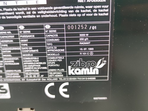 STUFA ZIBRO KAMIN R101 A COMBUSTIBILE 3000W TURBO CONTROL 55-110 M3 - Foto 5 di 7