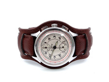 Breitling Chronograph Pilot Kaliber Venus Schaltrad Vintage Wrist Watch Ø 39 mm