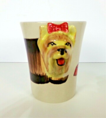 Ermo Zoo Shih Tzu Dog 3-D Coffee Tea Mug, Hand painted Shih Tzu Dog 3D Mug