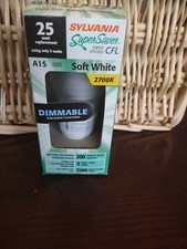 SYLVANIA 25W replacement to 5W- Soft White Compact Fluorescent Light Bulb