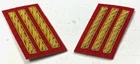 CIVIL WAR CS COFEDERATE CAPTAIN FROCK COAT COLLAR INSIGNIA-ARTILLERY