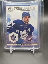 2022-23 UD SP Authentic True Leaders Blue Auston Matthews Toronto Maple Leafs 