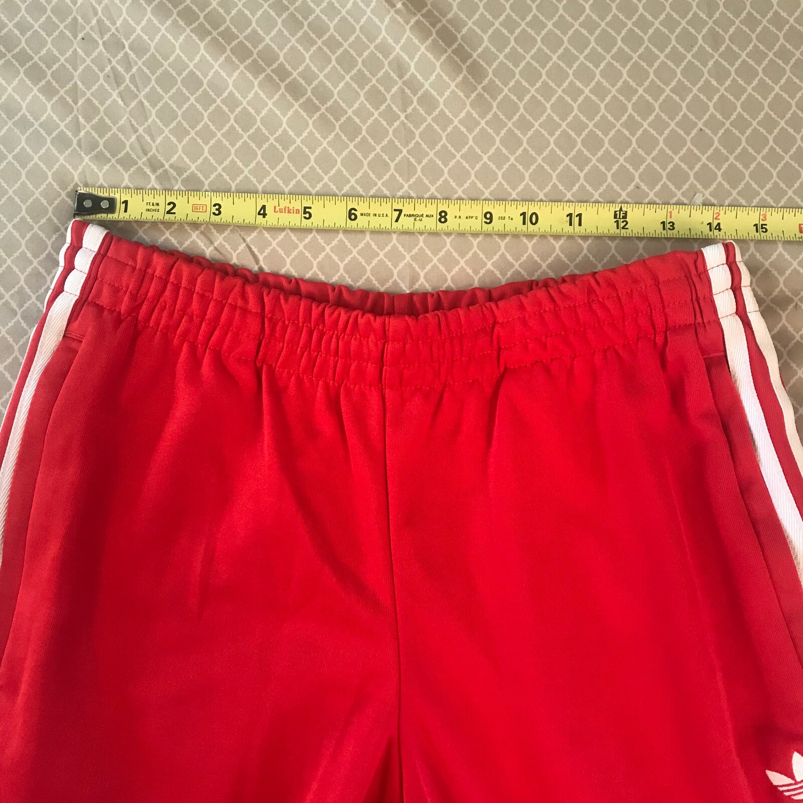 NWOT Adidas Track Sweat Pants Joggers Red Zip Pockets S Small eBay