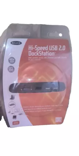 Belkin High Speed USB Dock Station Model 2.0 No: F5U216 Docking station BNIB 