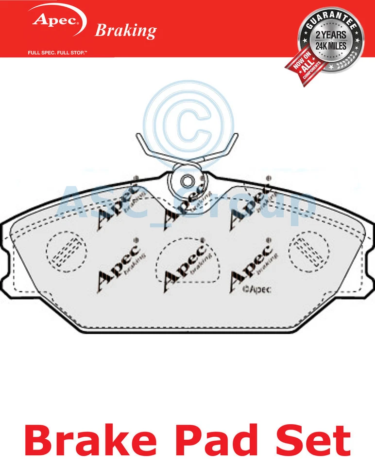 Jeu De Plaquettes De Frein Avant Apec Qualité OE Remplacement PAD1141 - Photo 1/1