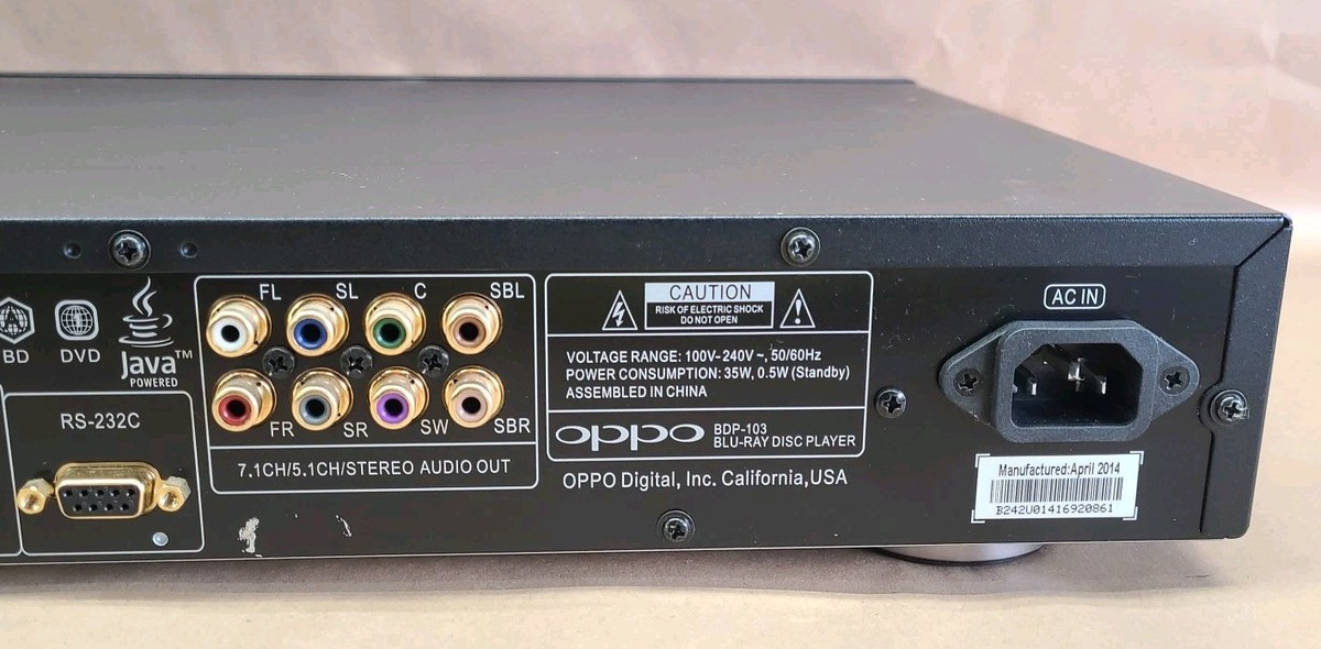 Oppo BDP-103 3D Blu-ray Player for sale online | eBay Oppo BDP-103 3D Blu-ray Player for sale online | eBay