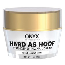 Onyx Professional Hard as Hoof Nail Strengthening Cream with Coconut Scent,...