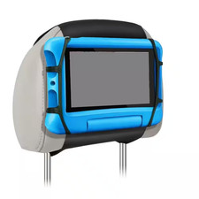 Car Headrest Mount Holder Tablet Holder for Kids Anti-Slip Strap Holding Net Ang
