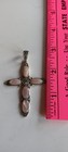 Sterling 925 Marcasite, Mother of Pearl Cross and 24’ Sterling Silver Rope Chain — photo 8