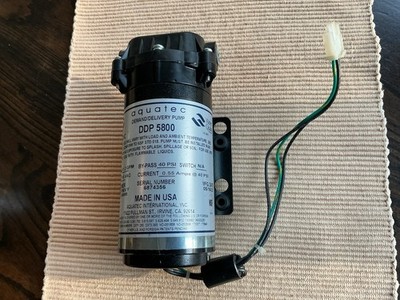 NEW AQUATEC DDP5800 DEMAND DELIVERY SPRAY PUMP 115 VAC CARPET EXTRACTOR MACHINE