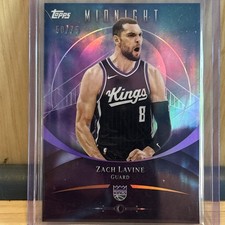 2025-26 Topps Midnight Refractor Zach Lavine  #37 SP  /75 - Kings
