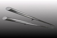 2X Chrom Edelstahl Seitenleisten FüR Fiat Doblo SWB 2010-2022 Set 2