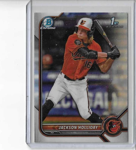 2022 Bowman Chrome Draft Pick Refractor Jackson Holliday  RC,