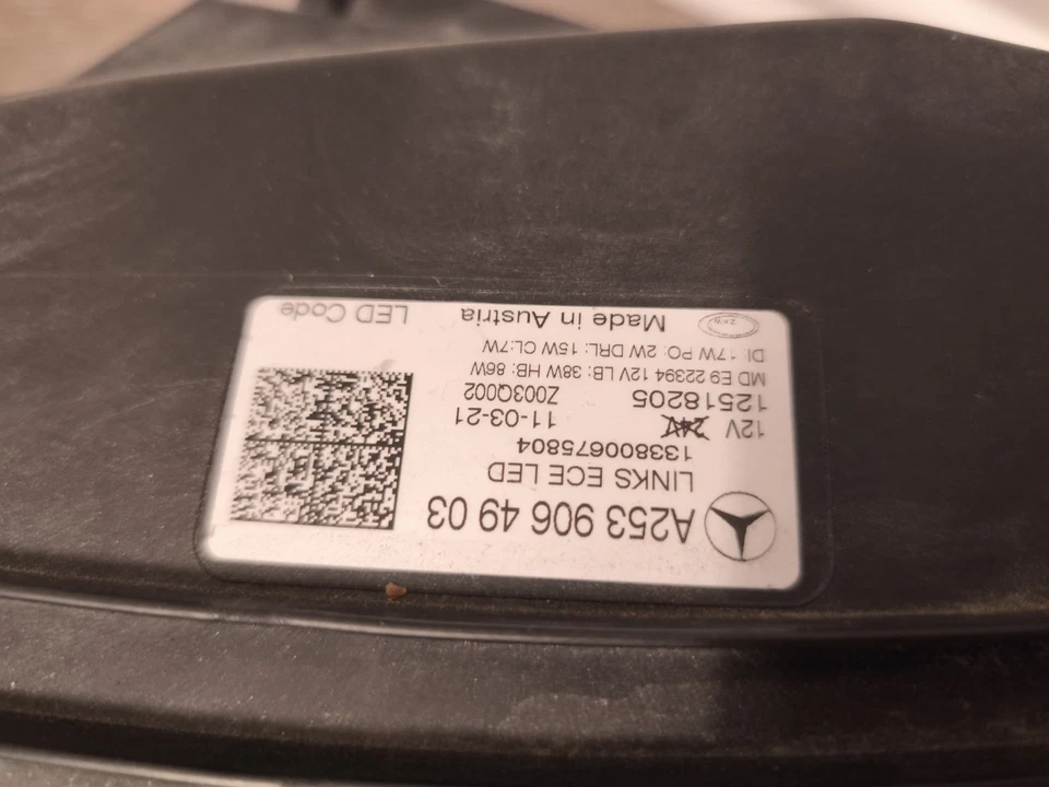 LED Scheinwerfer links Dynamisch Mercedes Benz W253 GLC A2539064903 - Bild 2 von 4