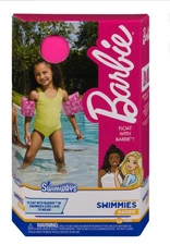 Barbie PINK SwimWays Swimmies Floaties 3-5 Years Pool Swim Help NEW & SEALED