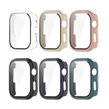 Watch Shell Screen Protector Guard Cover PC Tempered Glass Case Prevents Damage