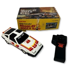 Radio Shack Nissan 49 300ZX Turbo RC Race Car with Remote & Box