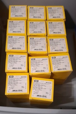 HUBBELL TWIST-LOCK INSULGRIP HBL2413ST FEMALE 20A 125/250VAC 3P 4W. Lot Of (14) 