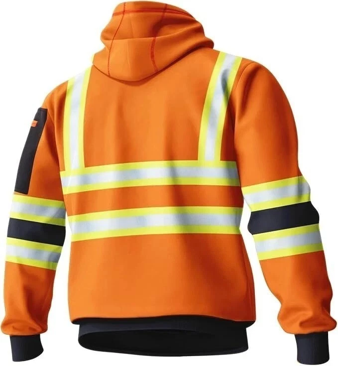 Simulating men's work clothes 3D printed hoodie