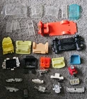 Original Vintage Corgi Dinky Matchbox Interior Parts, glazing units Job Lot