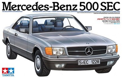 Tamiya 1/24 Scale Mercedes Benz 500 SEC Plastic Model Kit 24029