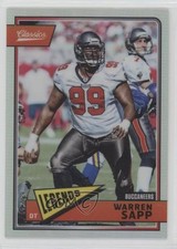 2018 Classics Legends Optichrome Premium Edition Red Back Warren Sapp HOF e6p