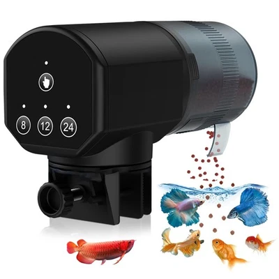 UNBEKANNT Automatische Aquarium Fischfütterung Futterautomat mit Timer Fischfutterspender
