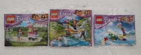 NEW Lego FRIENDS 41097 Heartlake Hot Air Balloon. + (3) Bonus Polybags