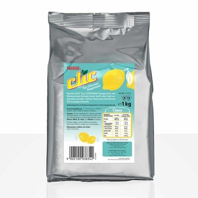 Nestle Clic Tee Typ Citronen-Teegetränk 10 x 1kg, Instanttee, Zitronentee