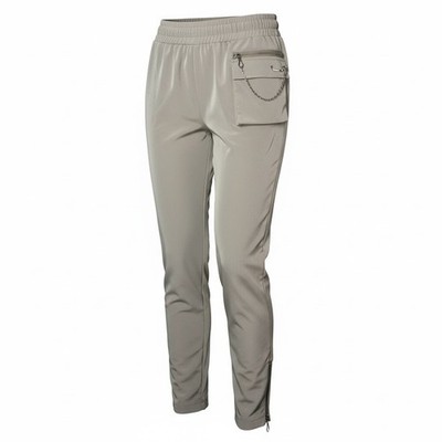 Sonesta SNS1 Women's Beige Golf Pants Straight Leg Size M Zipper (0011)