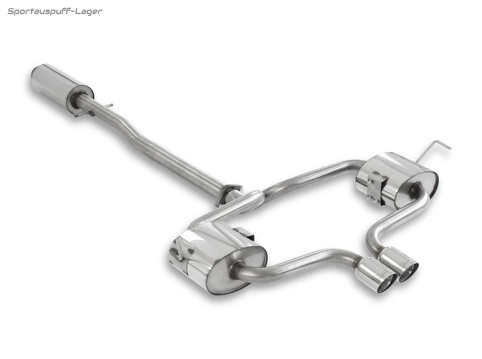 Milltek Sportauspuffanlage für Mini R53 Cooper S 2x76mm rund doppelwandig - Bild 3 von 3