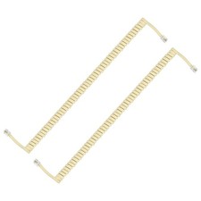 2 Pack 6.6 Feet Coiled 1.3 Feet Phone Cord for Landline, Beige