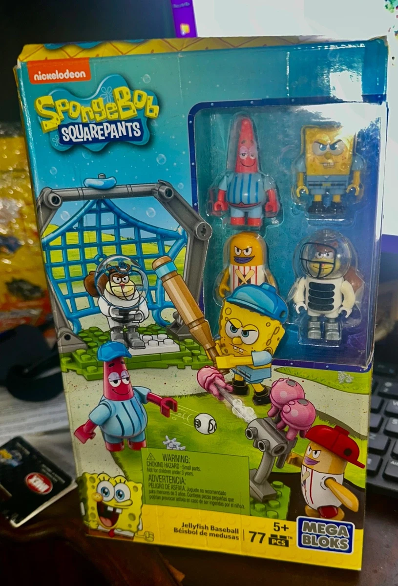 スポンジボブ　Building blocks jellyfish Spongebob SquarePants Mega Bloks Jellyfish Baseball Building Set