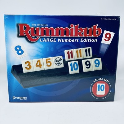 Pressman The Original Rummikub Large Number Edition Game 2-4 Players 2024 Sealed