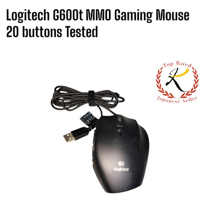 【US/DDP】 Logitech G600t MMO Gaming Mouse 20 buttons on the highest 8 Tested F/J