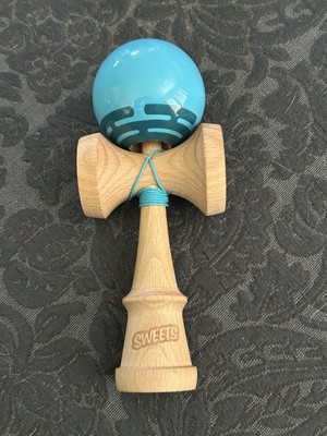 Kendama Sweets Blue And Natural Wood - Used - Radar Blue - NM Condition