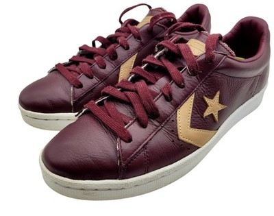 Mens Sz 9 Womens Sz 10.5 - Converse Pro Leather 76 Ox Deep Burgundy 155665C