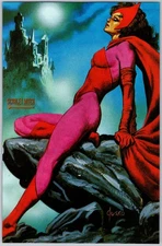 Scarlet Witch Kang Marvel Masterpieces Comic Panel Poster Art Pin-Up Original