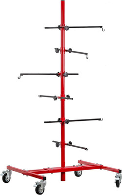TCP Global Auto Panel Baum Lackständer Halter mit verstellbarem Mittelpfosten - Haken