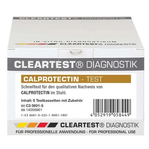 DIAPRAX GMBH Cleartest Calprotectin Schnelltest Stuhl 5St - 14056961