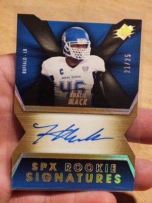 2014 Upper Deck SPX Khalil Mack Rookie Signatures 21/25