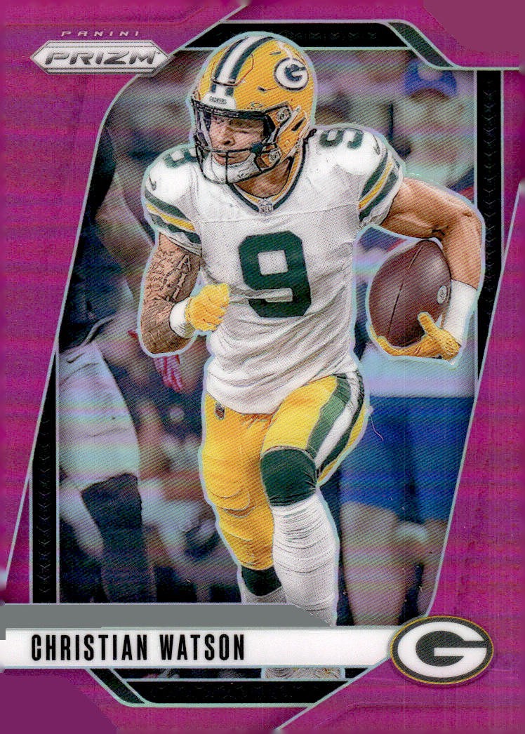2024 Panini Prizm #103 Christian Watson Pink
