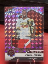Kawhi Leonard - 2020-21 Mosaic Basketball PINK CAMO MOSAIC PRIZM Finals MVP #299