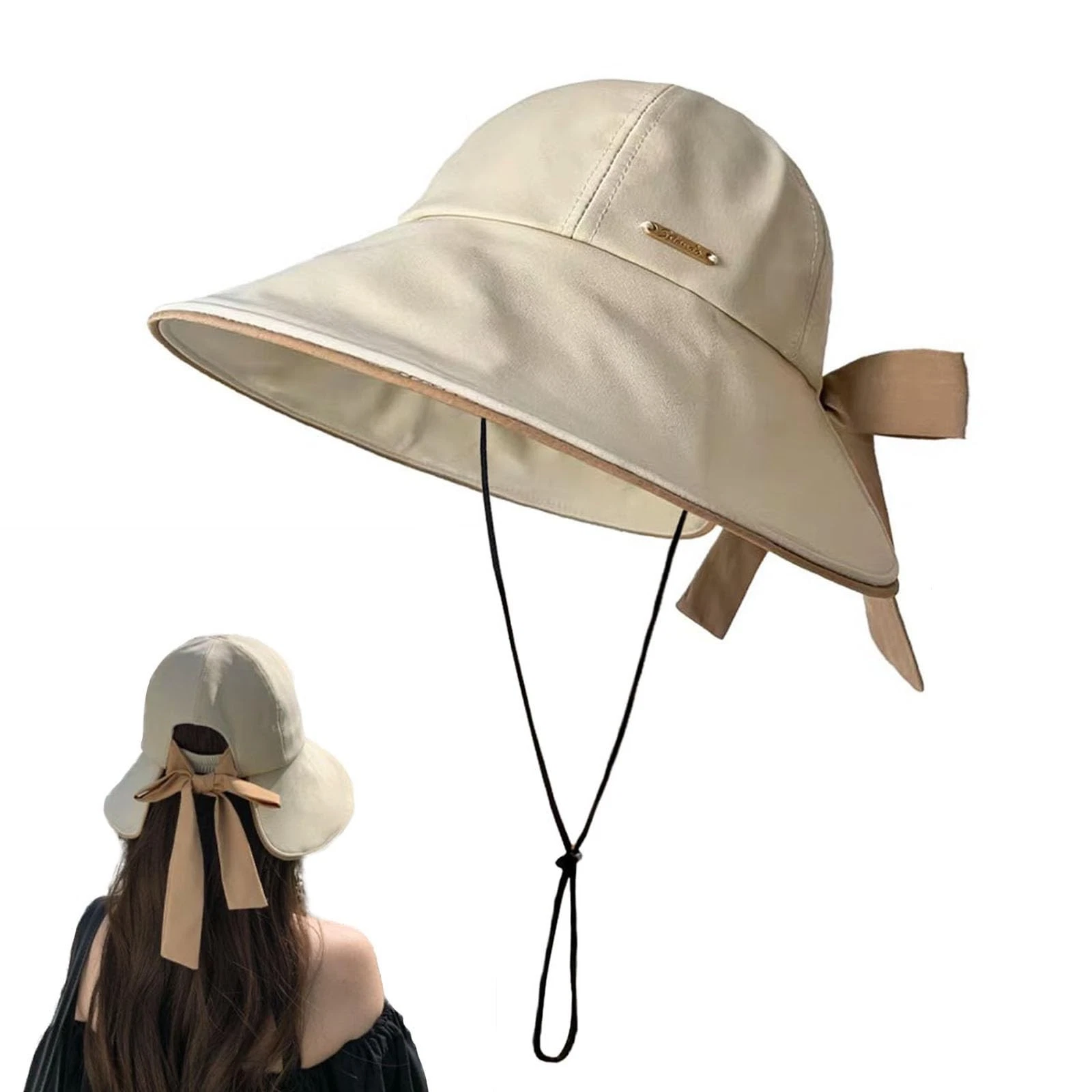 Wide Brim Hats for Woman Foldable Hats Sun Hats for Women uv Protection Bowkn...
