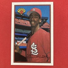 Willie McGee 1989 Bowman Card #442 MLB St. Louis Cardinals