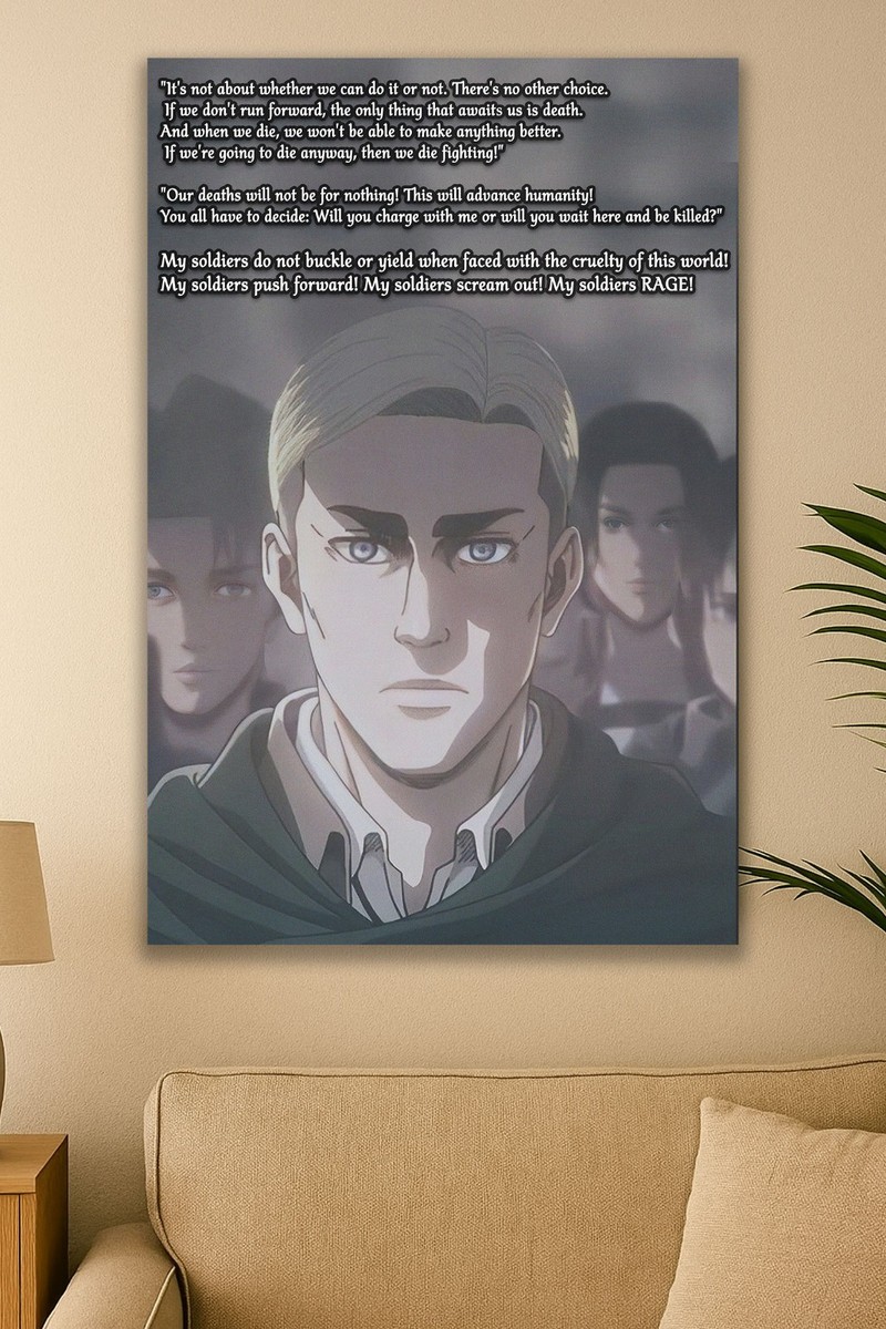 Erwin Rage Attack On Titan Soldiers Speech