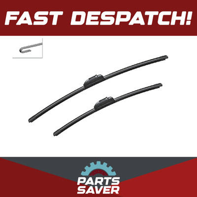 2x Wiper Blades (Pair) Flat Aero type AR608S 3397007654 Bosch Aerotwin Retrofit