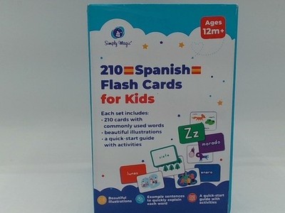 Simply Magic Spanish Flash Cards For Kids : Quick Start Guide & Activities